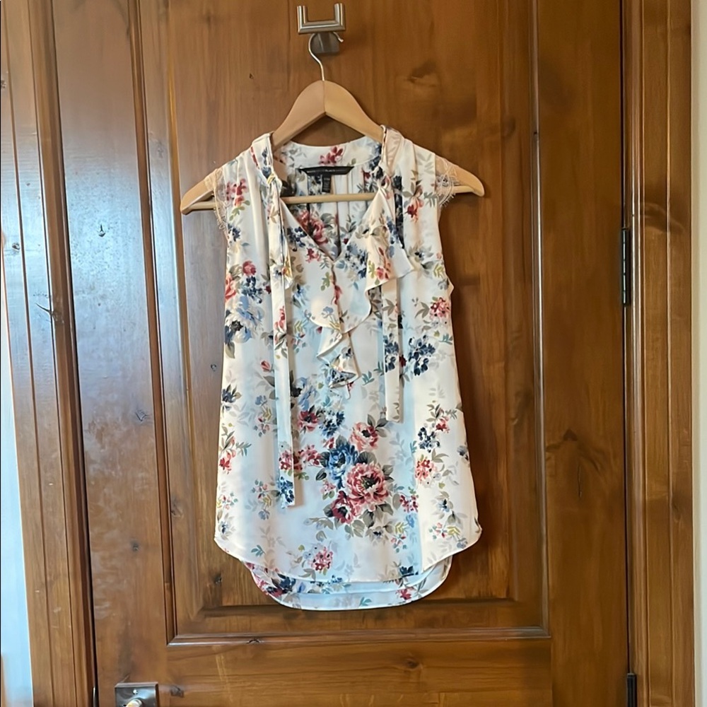 Floral Sleeveless Top - Multicolor